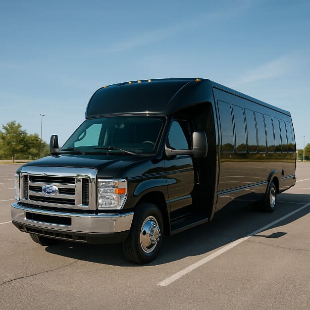 Irvine Shuttle Bus Rentals 18 Passenger Shuttle Bus