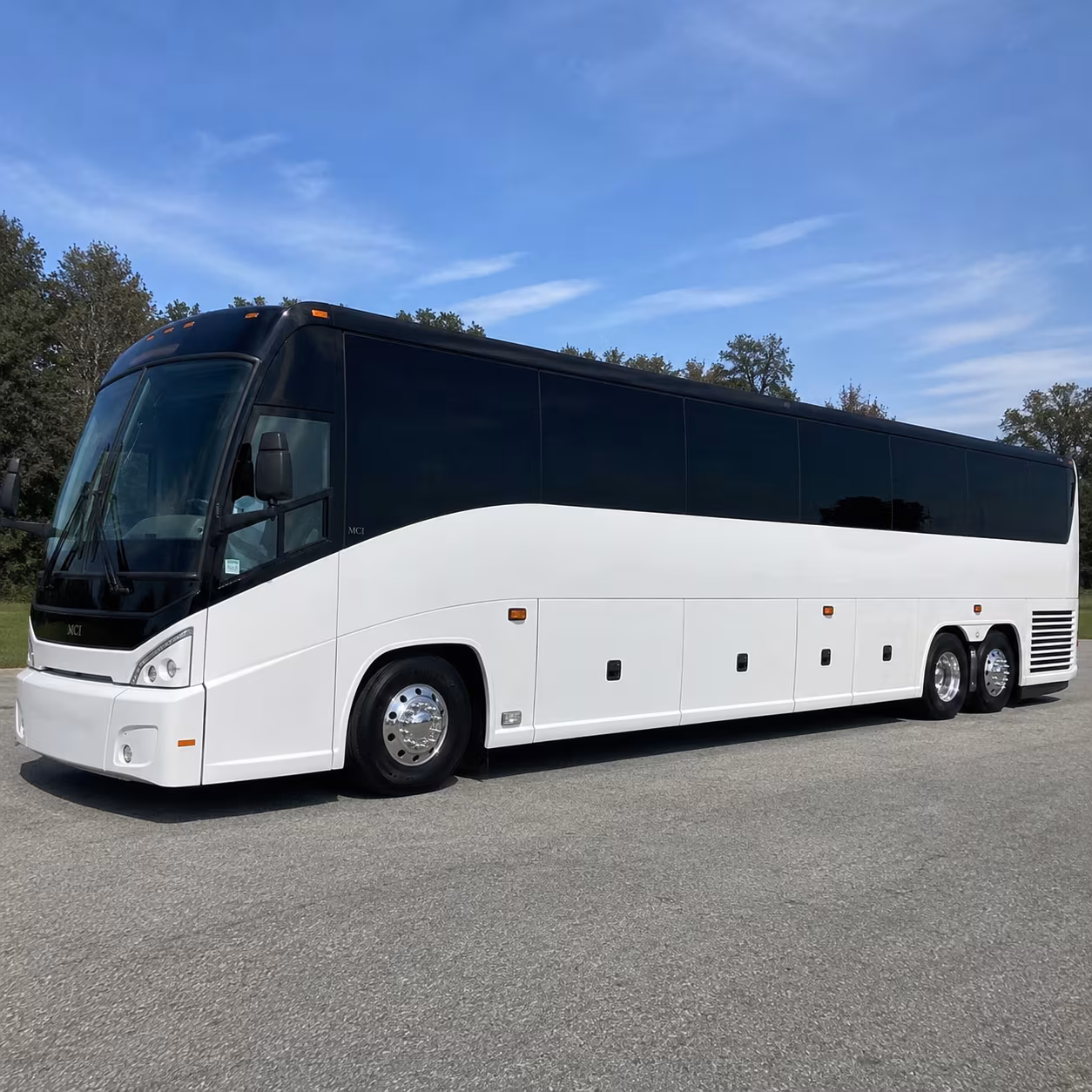 irvine construction and film crew shuttle buses